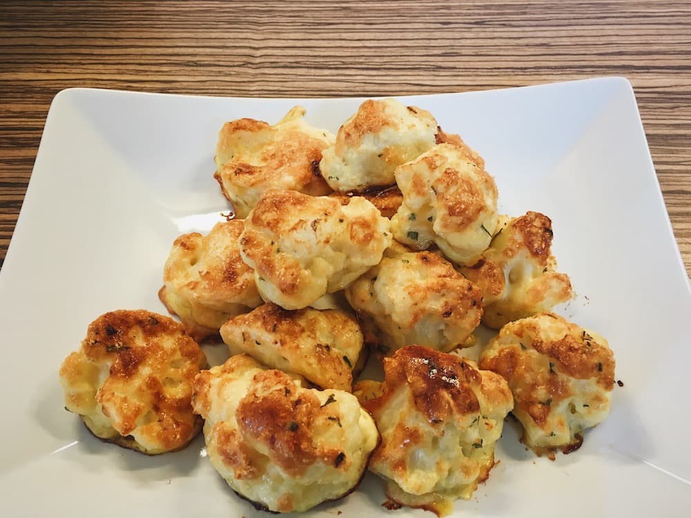 cauliflower cheese bombs