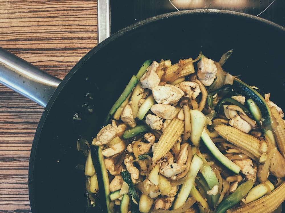 Shimeji Mushroom Stir Fry With Chicken & Zucchini | Easy Shimeji Mushroom Recipe